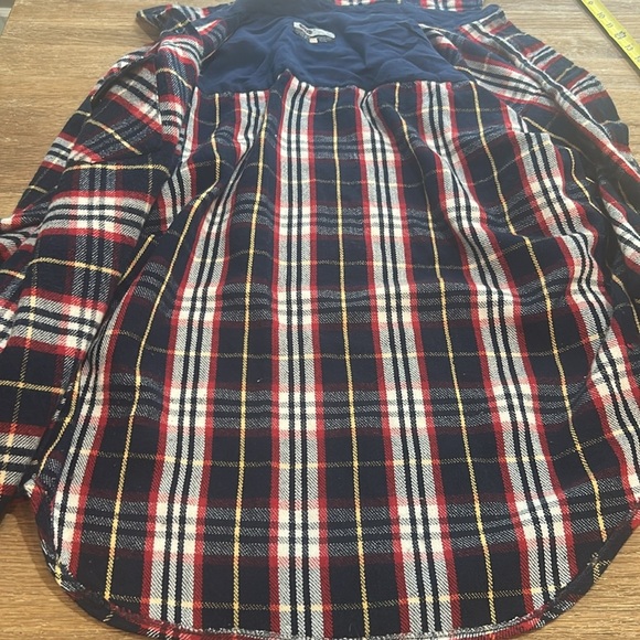 Men's VIP XL flannel - blue red white vintage - Picture 3 of 9